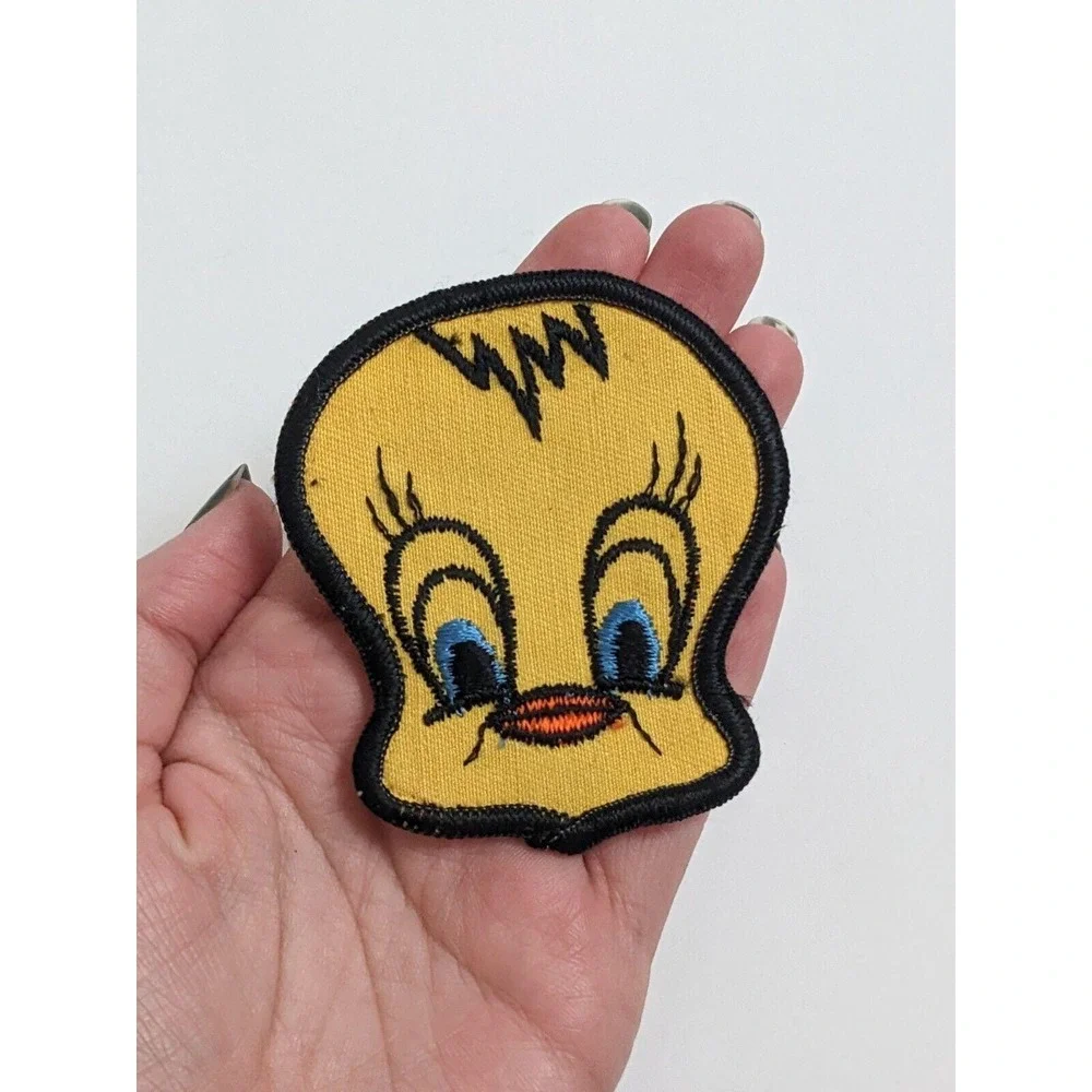 Vintage Tweety‎ Bird Face Head Cartoon Character Collectible Sew On Patch 3